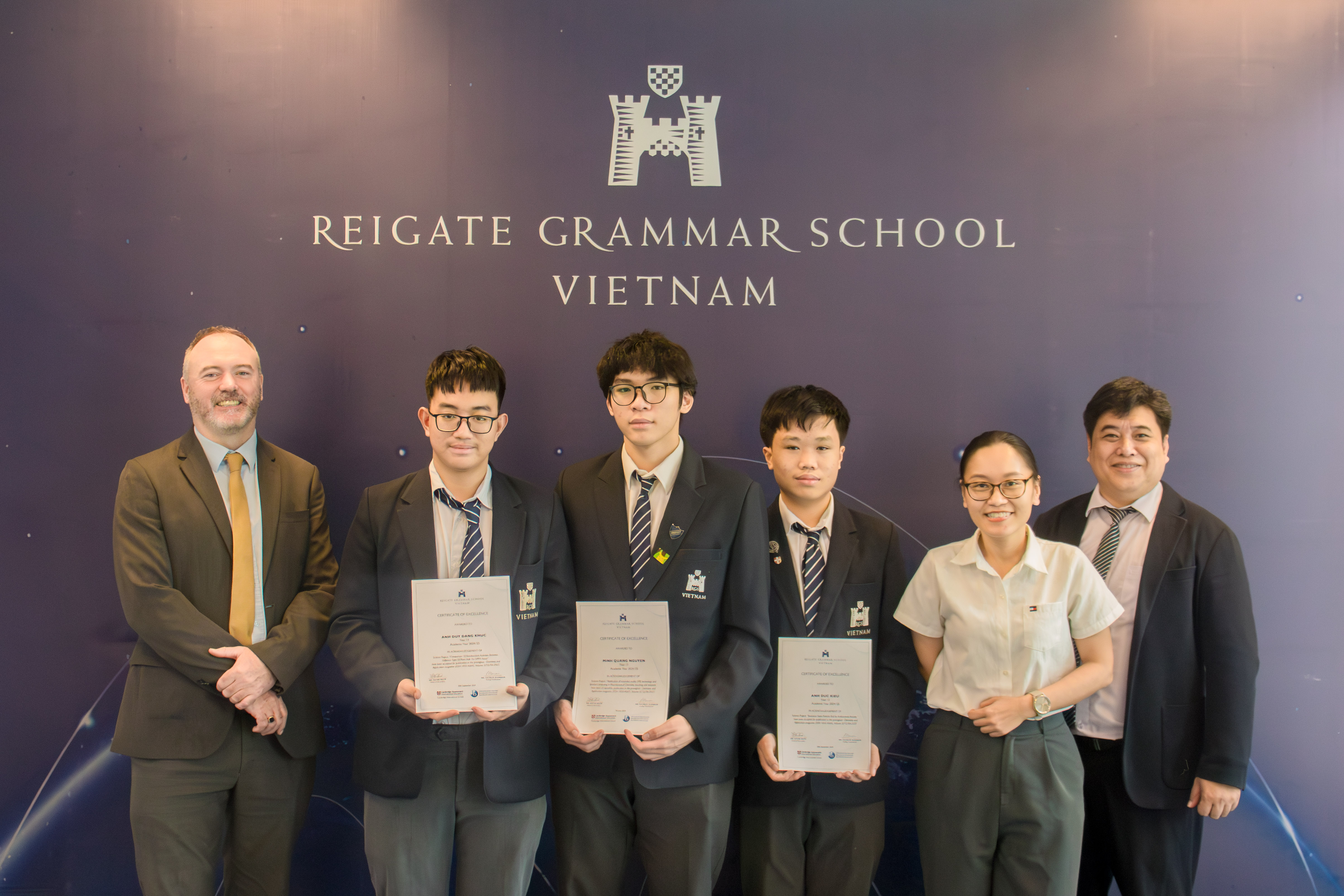 Celebrating RGS Vietnam’s Young Scientists.