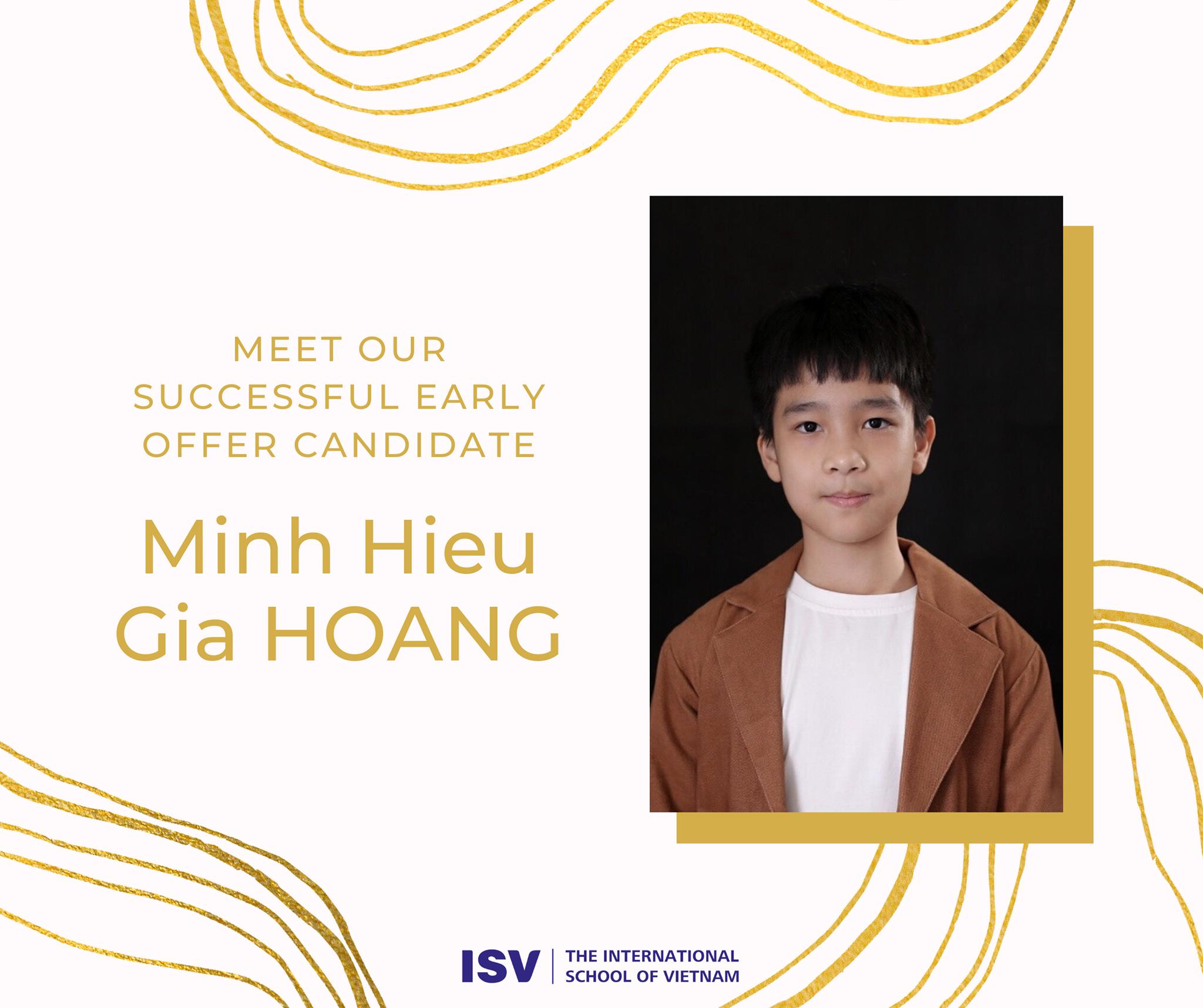 Meet our Successful Early Offer Candidate - Minh Hieu Gia HOANG
