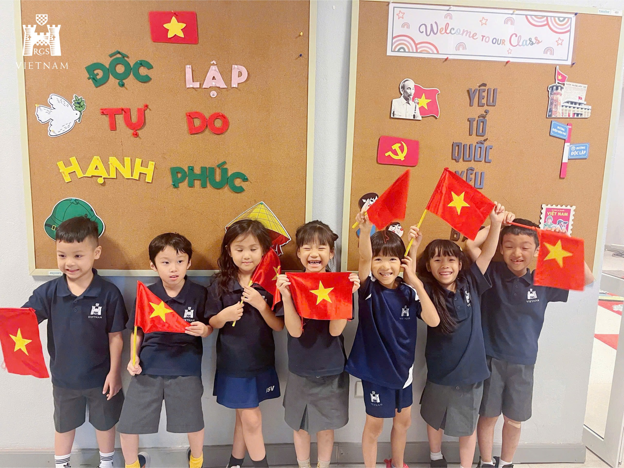 Peace is beautiful - Activities for Vietnams 80th National Day at RGSV