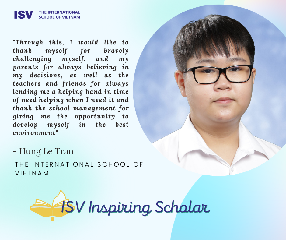 Hung Le TRAN - A Young and Ambitious Scholar