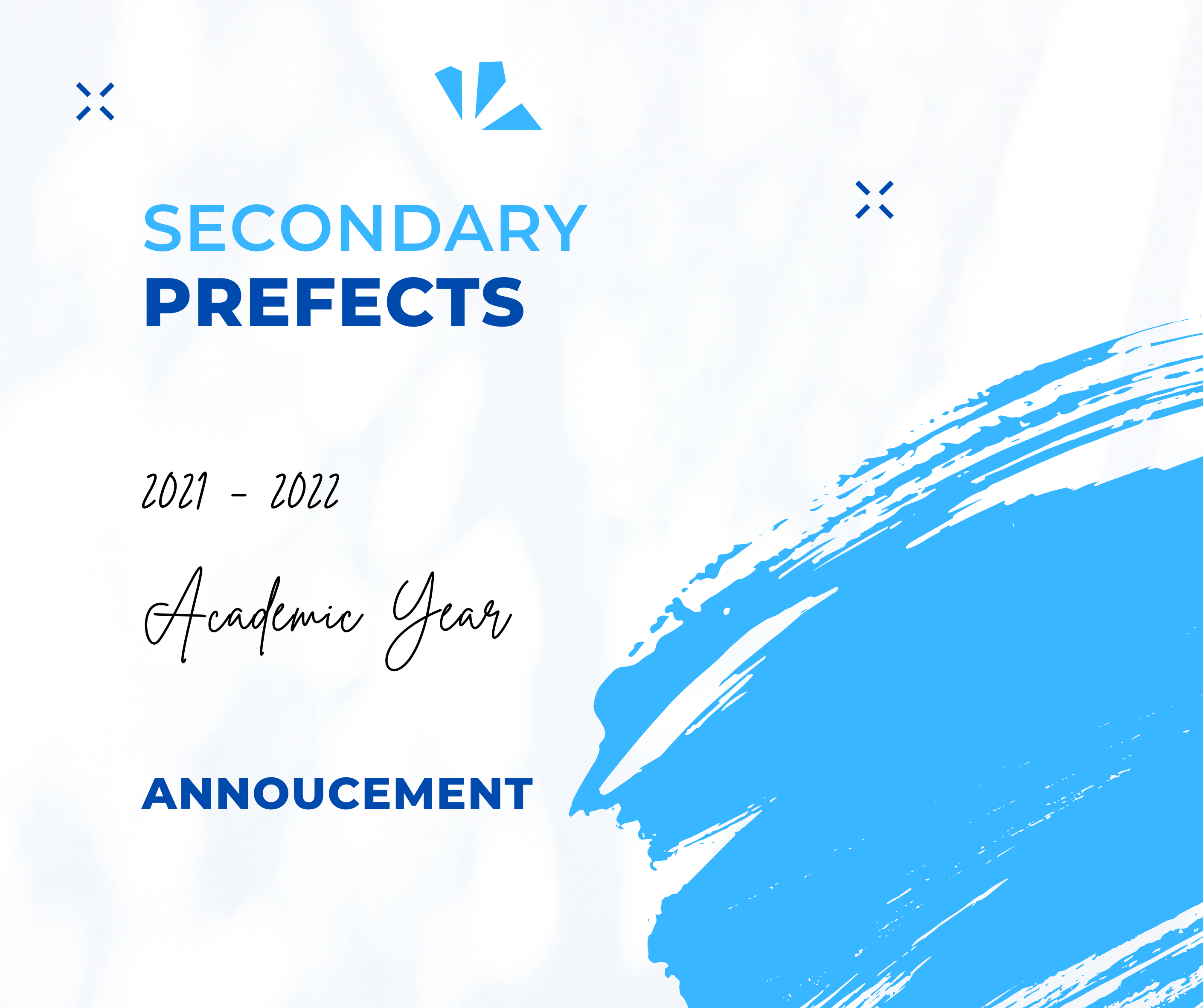 New Secondary Prefects of 2021-22 Academic Year