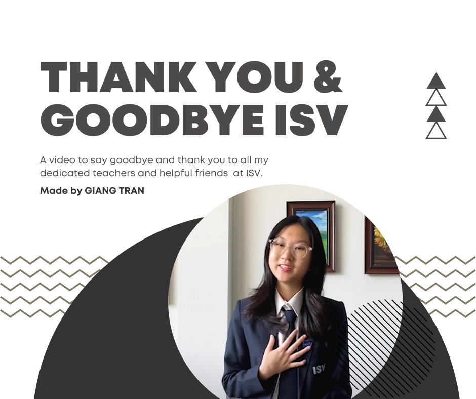 A Thank You ISV Video From Our Alumnus
