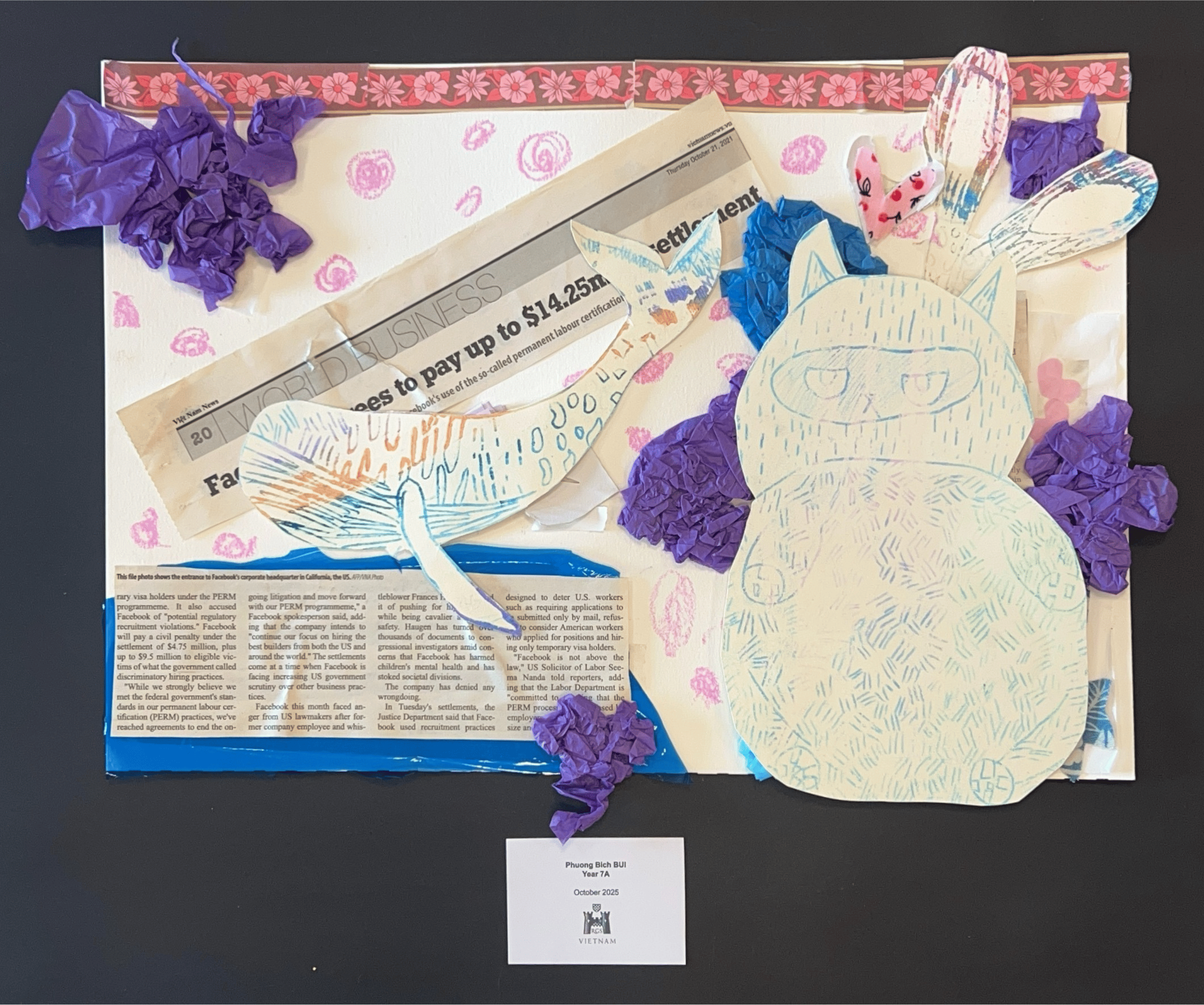 Year 7 - Drawing & Collage 1
