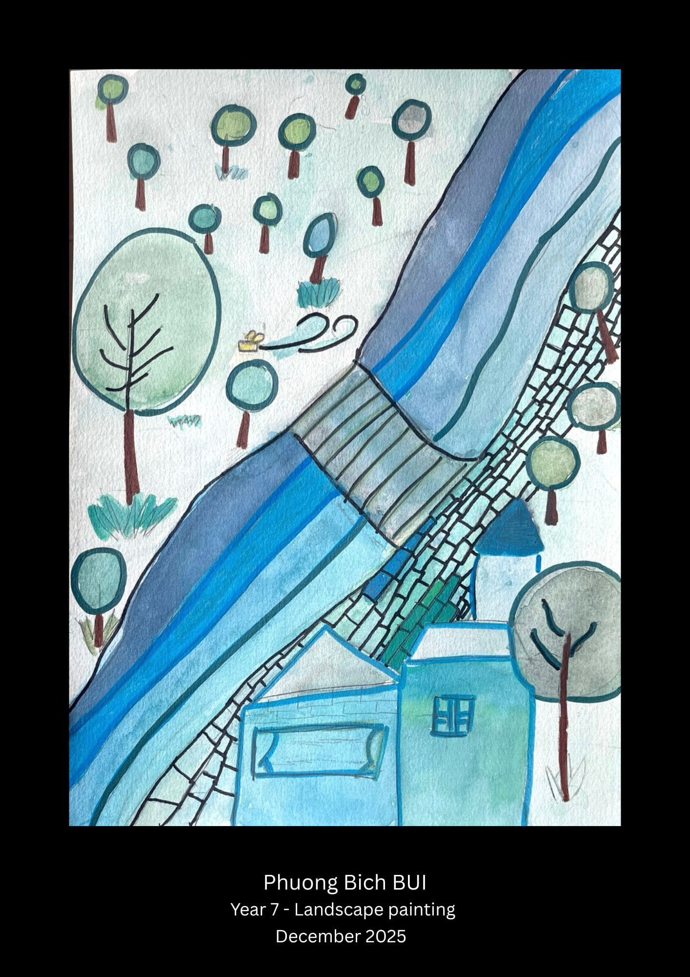 Year 7 - Landscape Painting 7