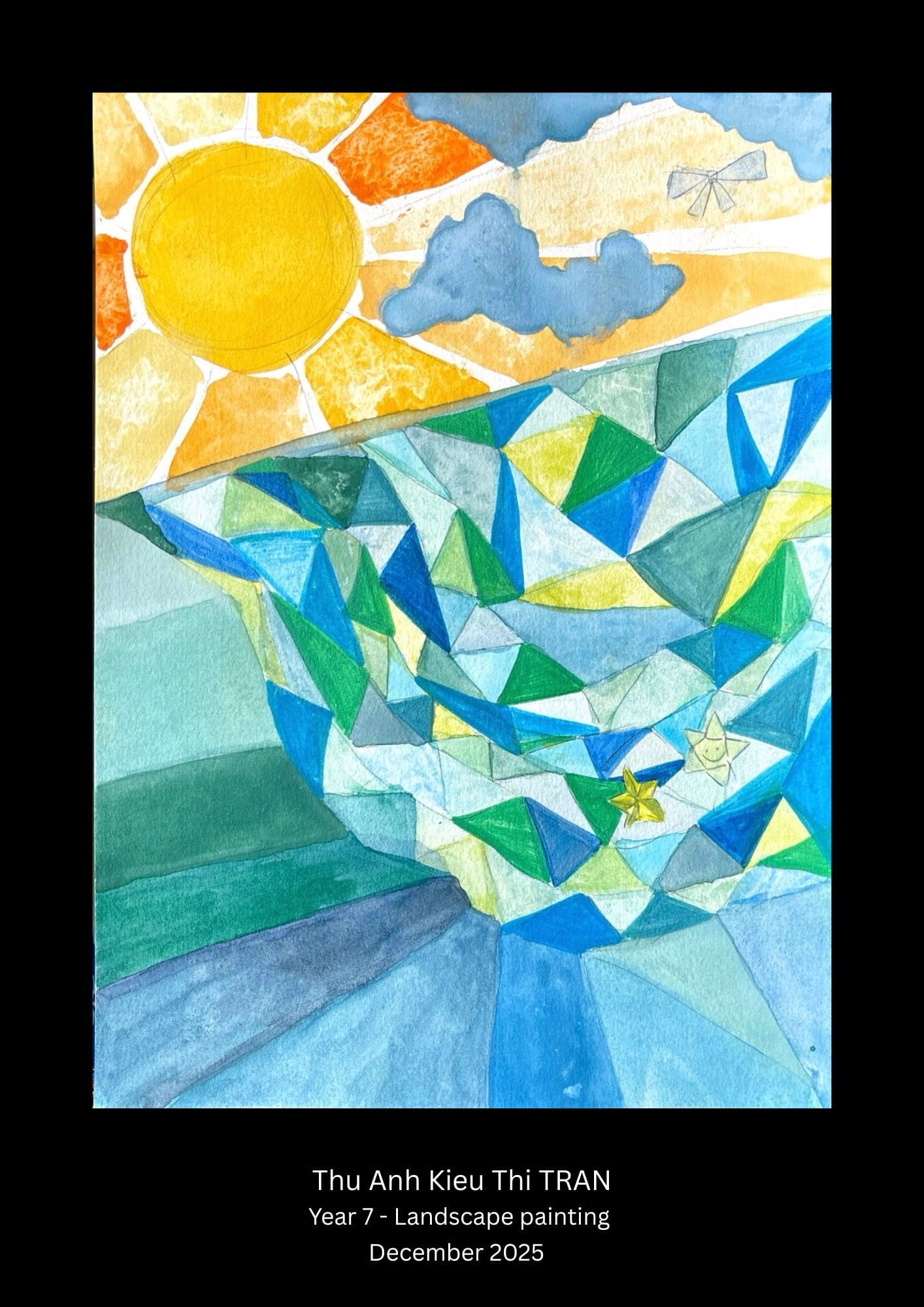 Year 7 - Landscape Painting 9