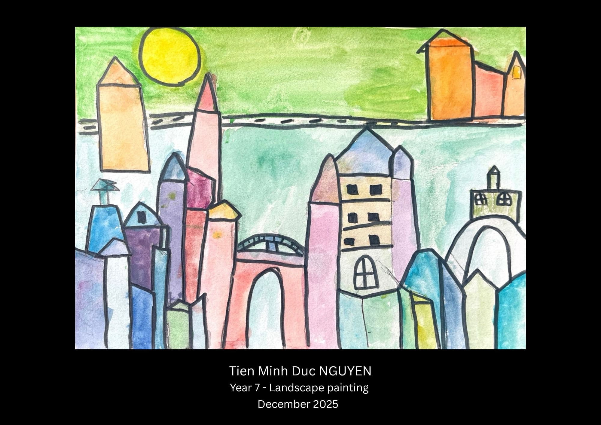 Year 7 - Landscape Painting 10