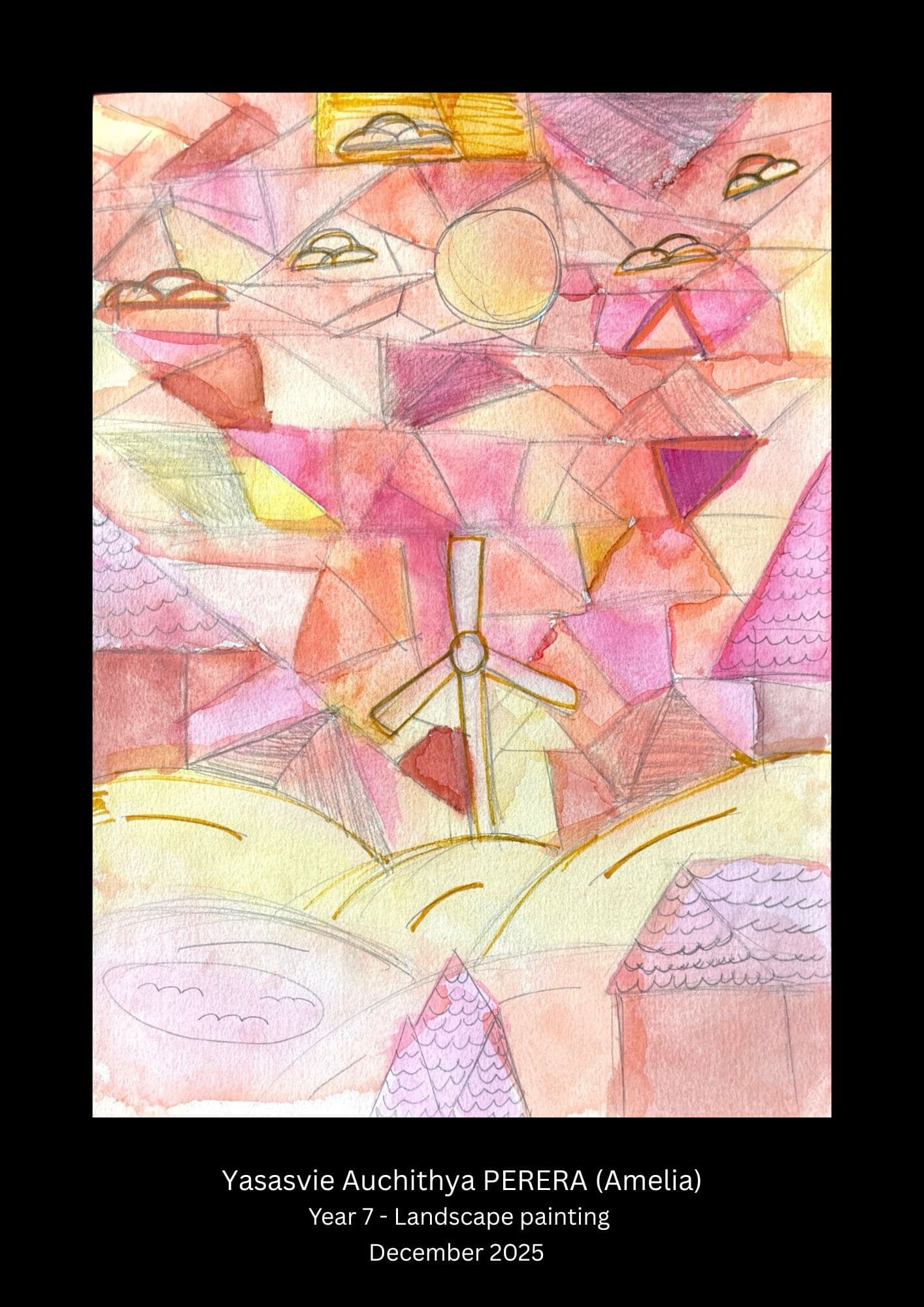 Year 7 - Landscape Painting 11