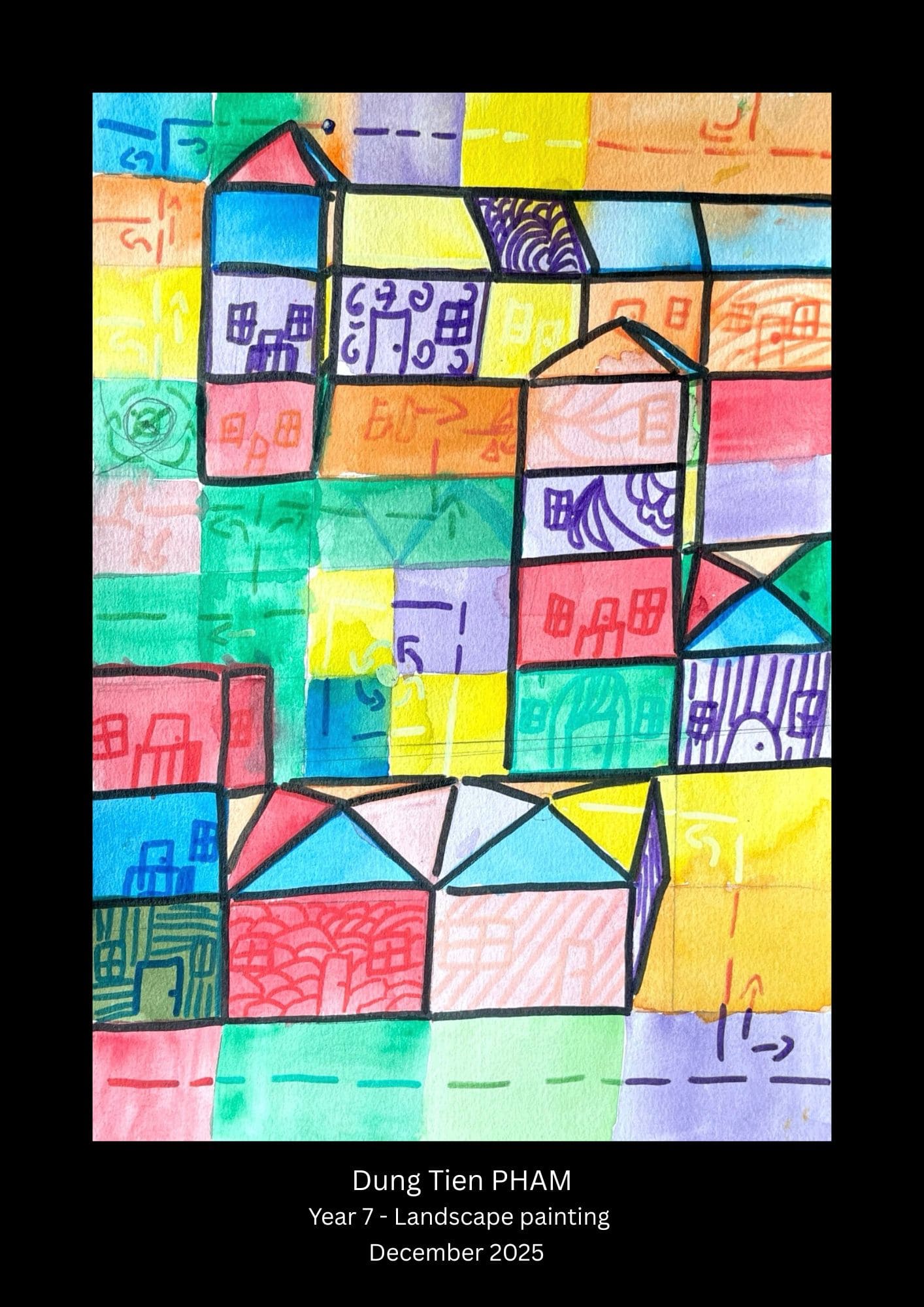 Year 7 - Landscape Painting 16