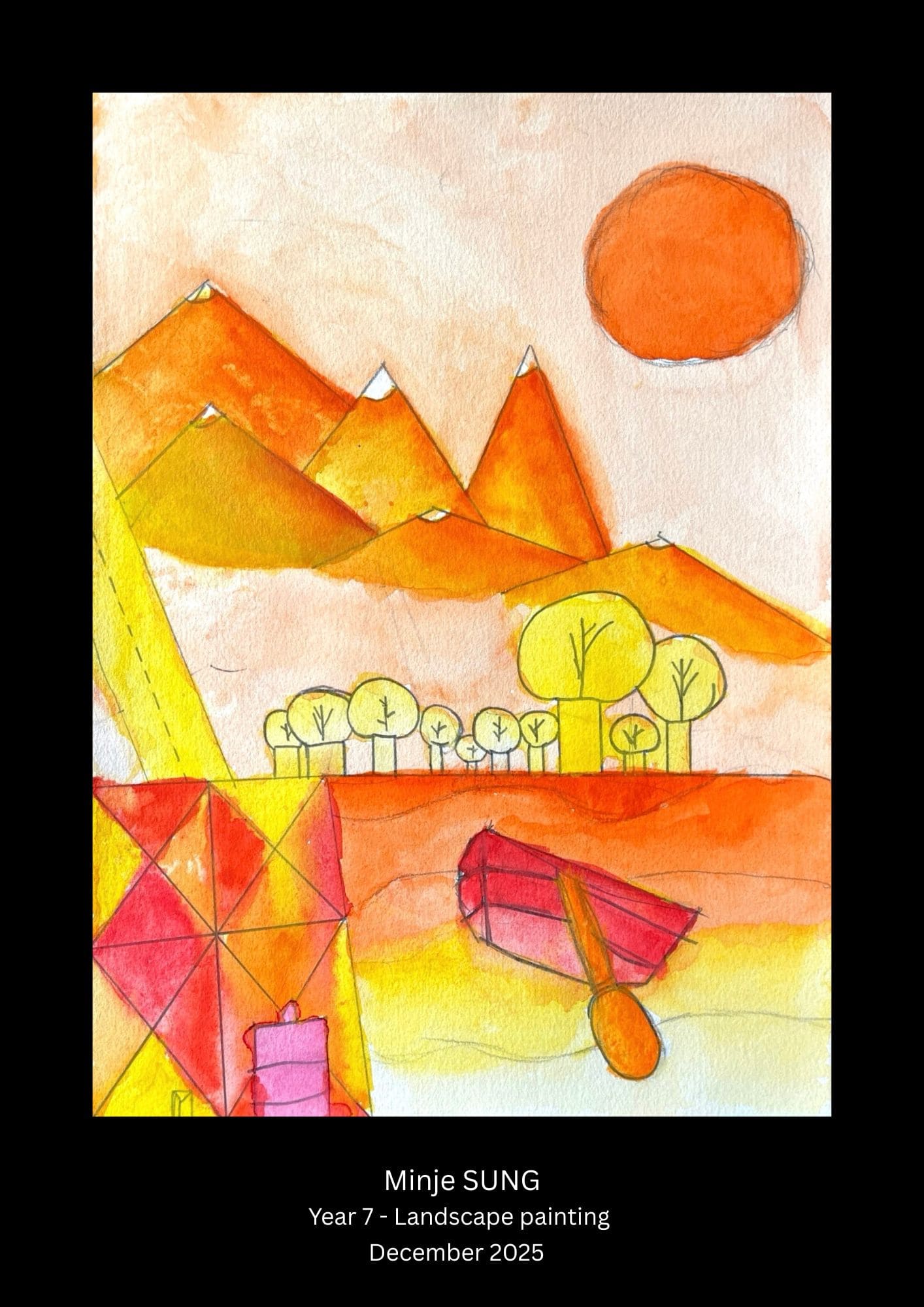 Year 7 - Landscape Painting 23