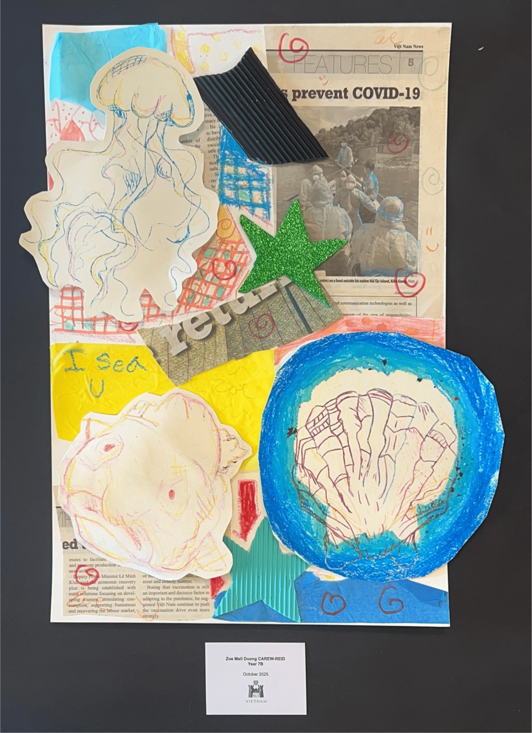 Year 7 - Drawing & Collage 17