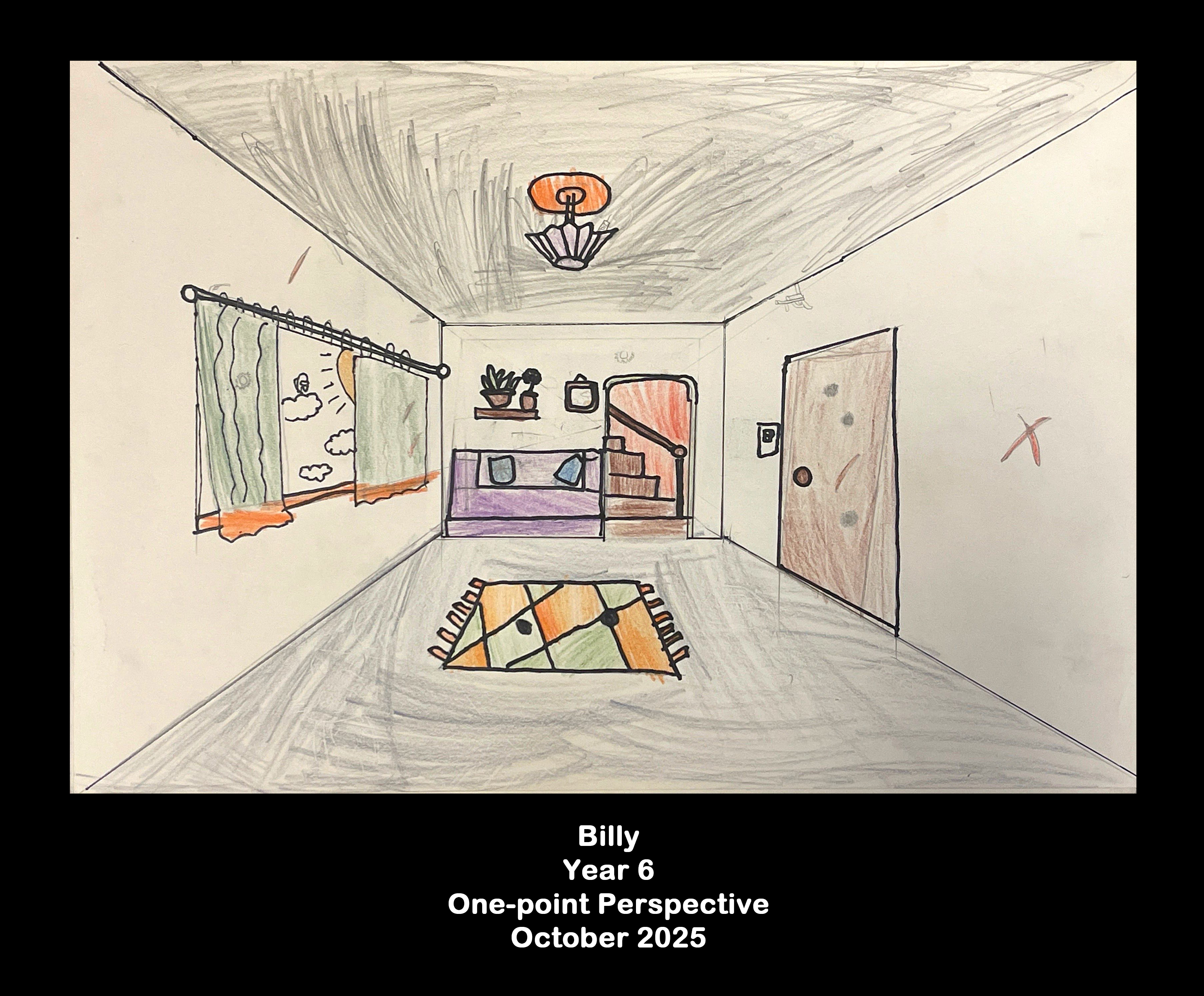 Year 6: One-point perspective 15