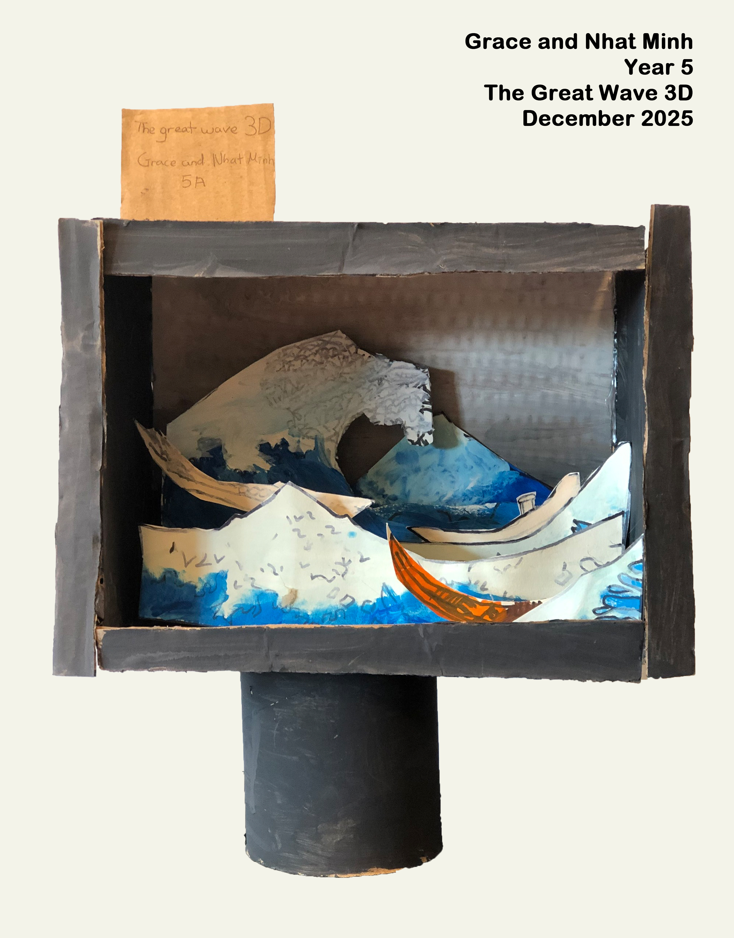 Year 5: The great wave 3D 17