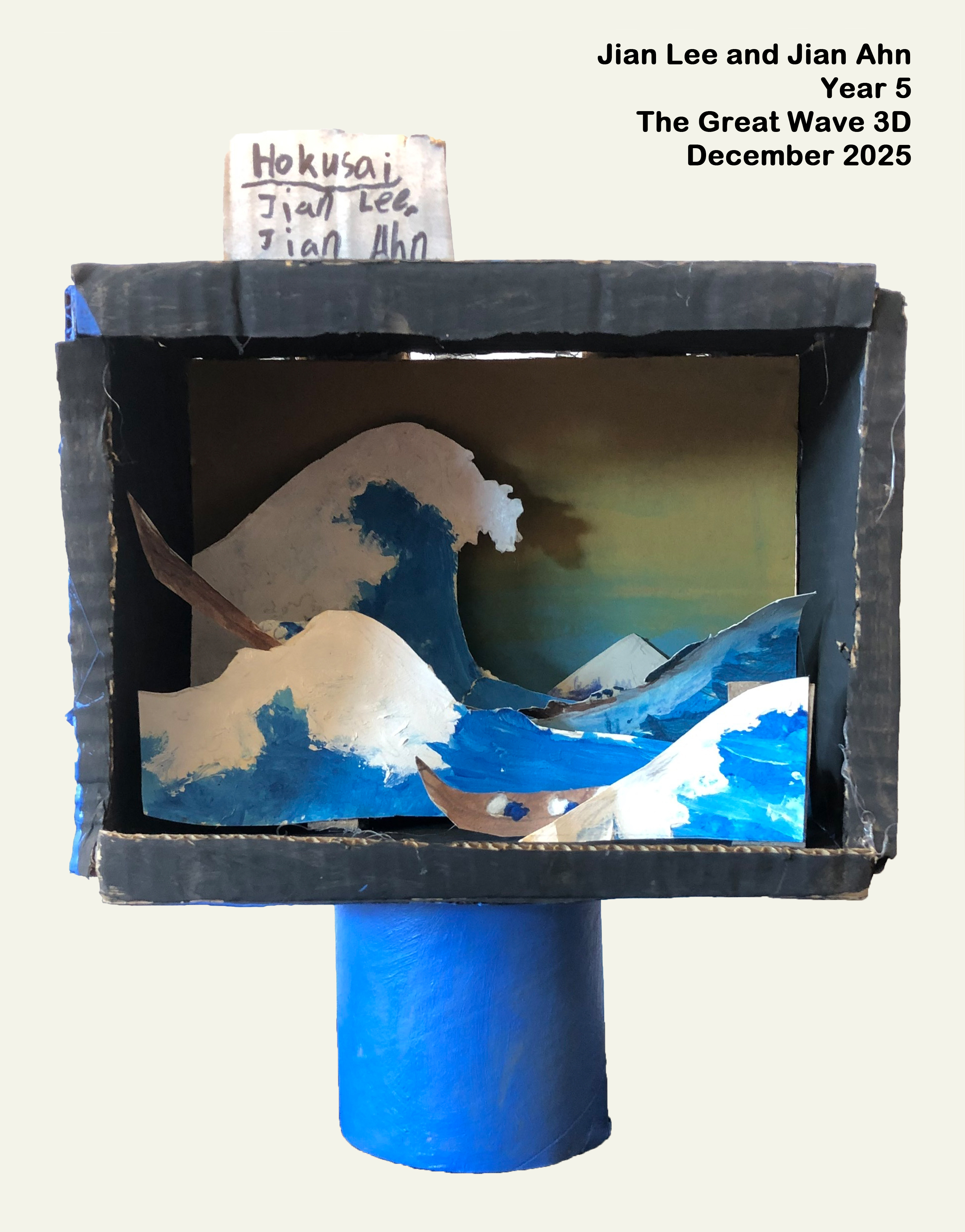 Year 5: The great wave 3D 4