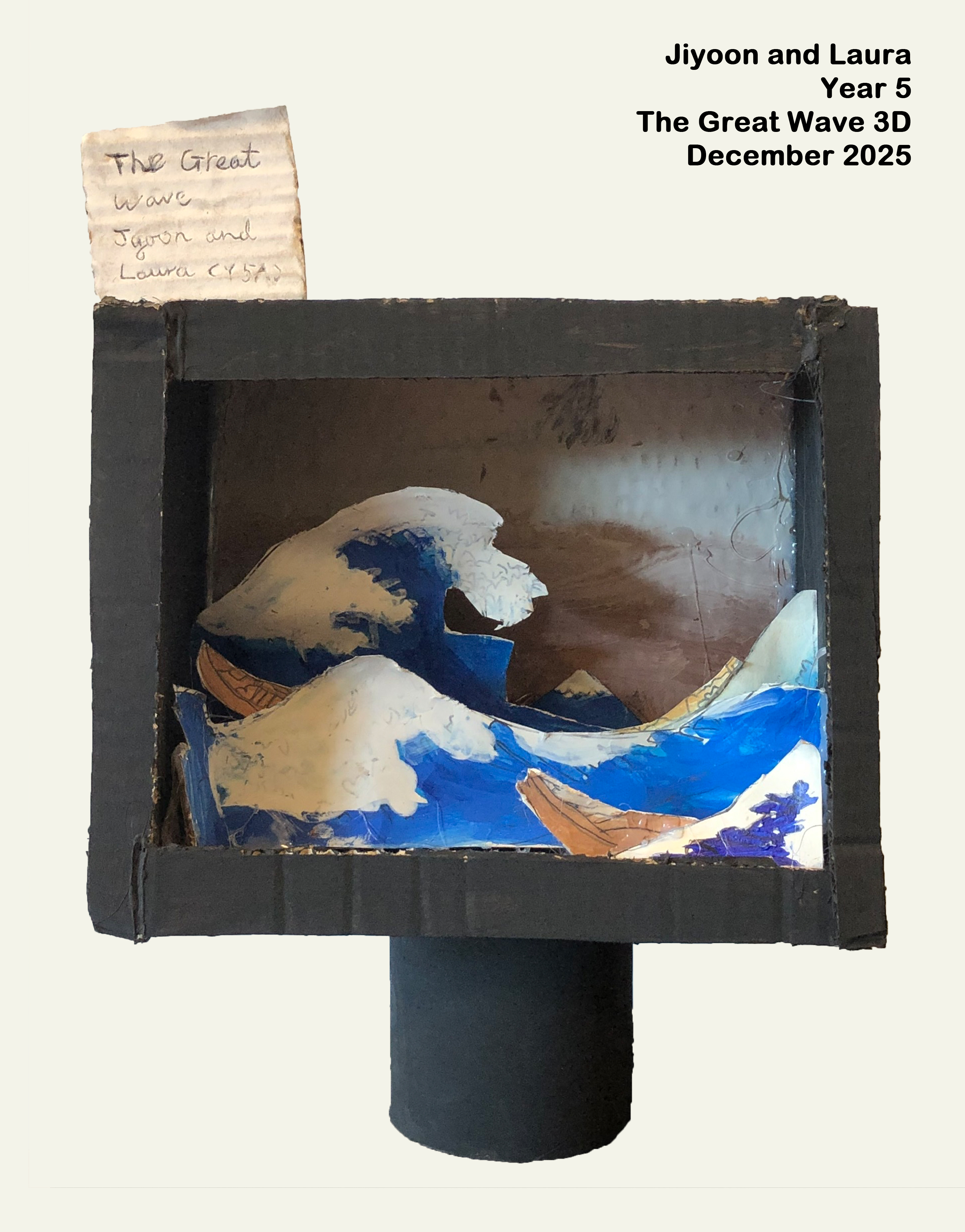 Year 5: The great wave 3D 13