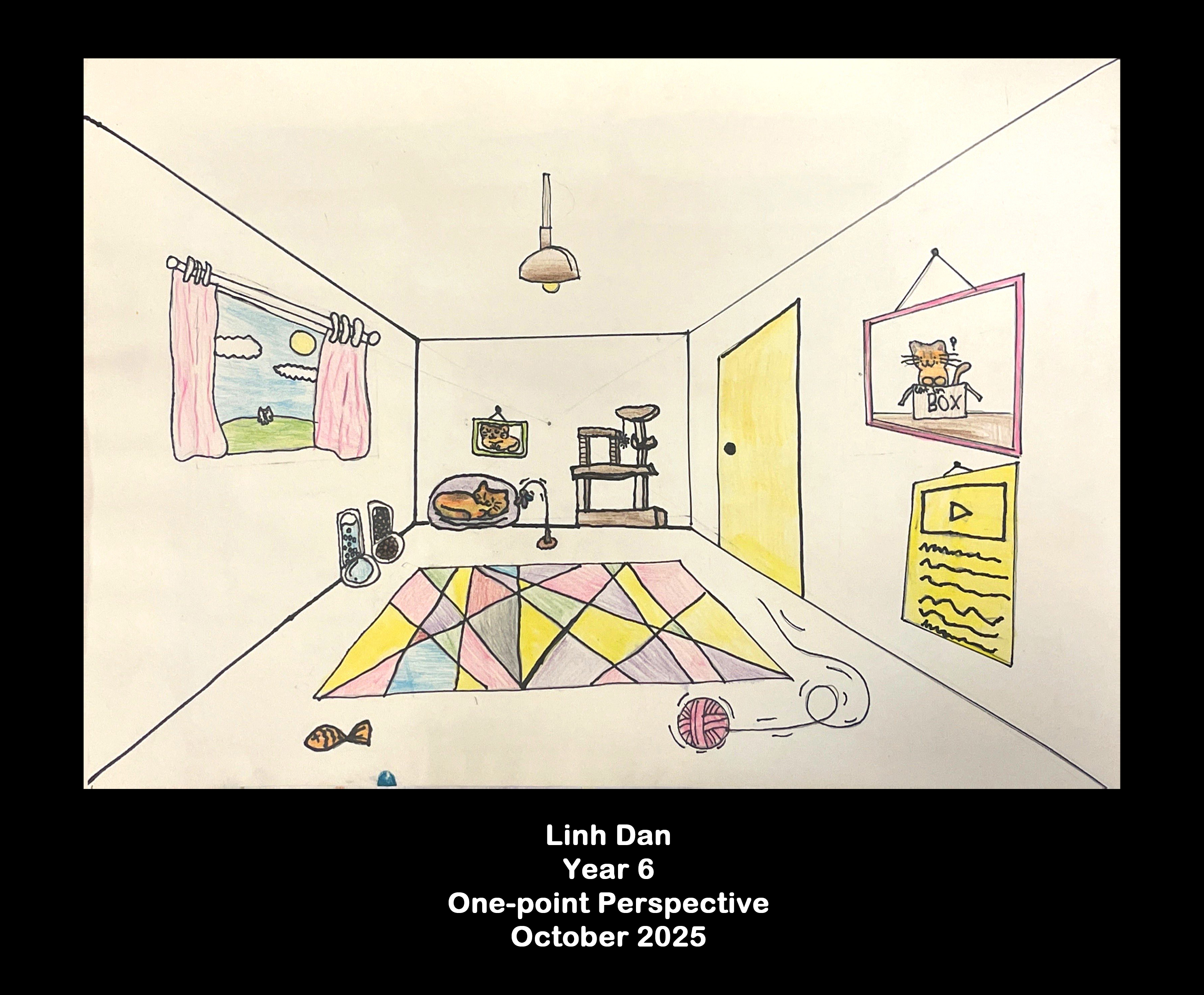 Year 6: One-point perspective 6