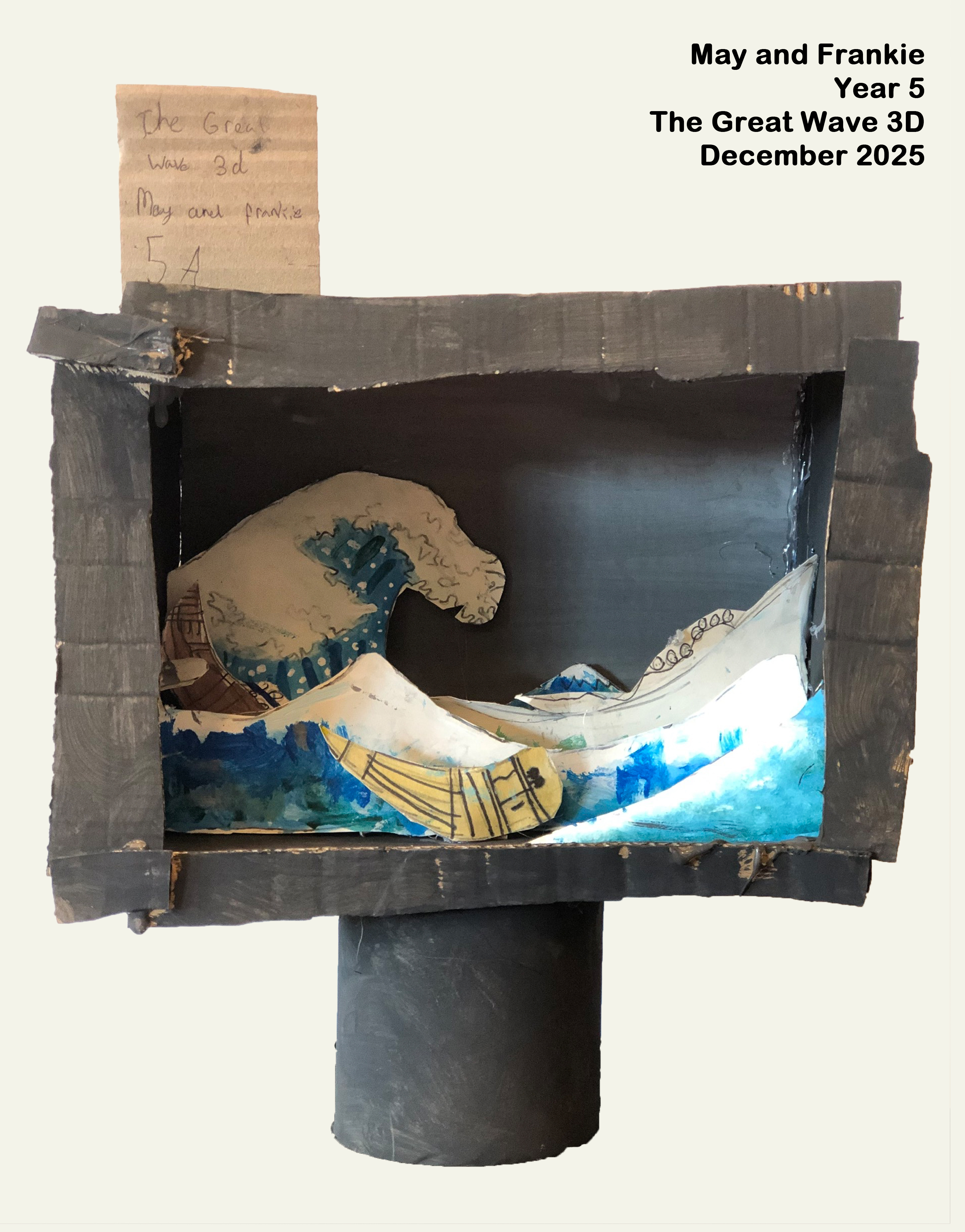 Year 5: The great wave 3D 14