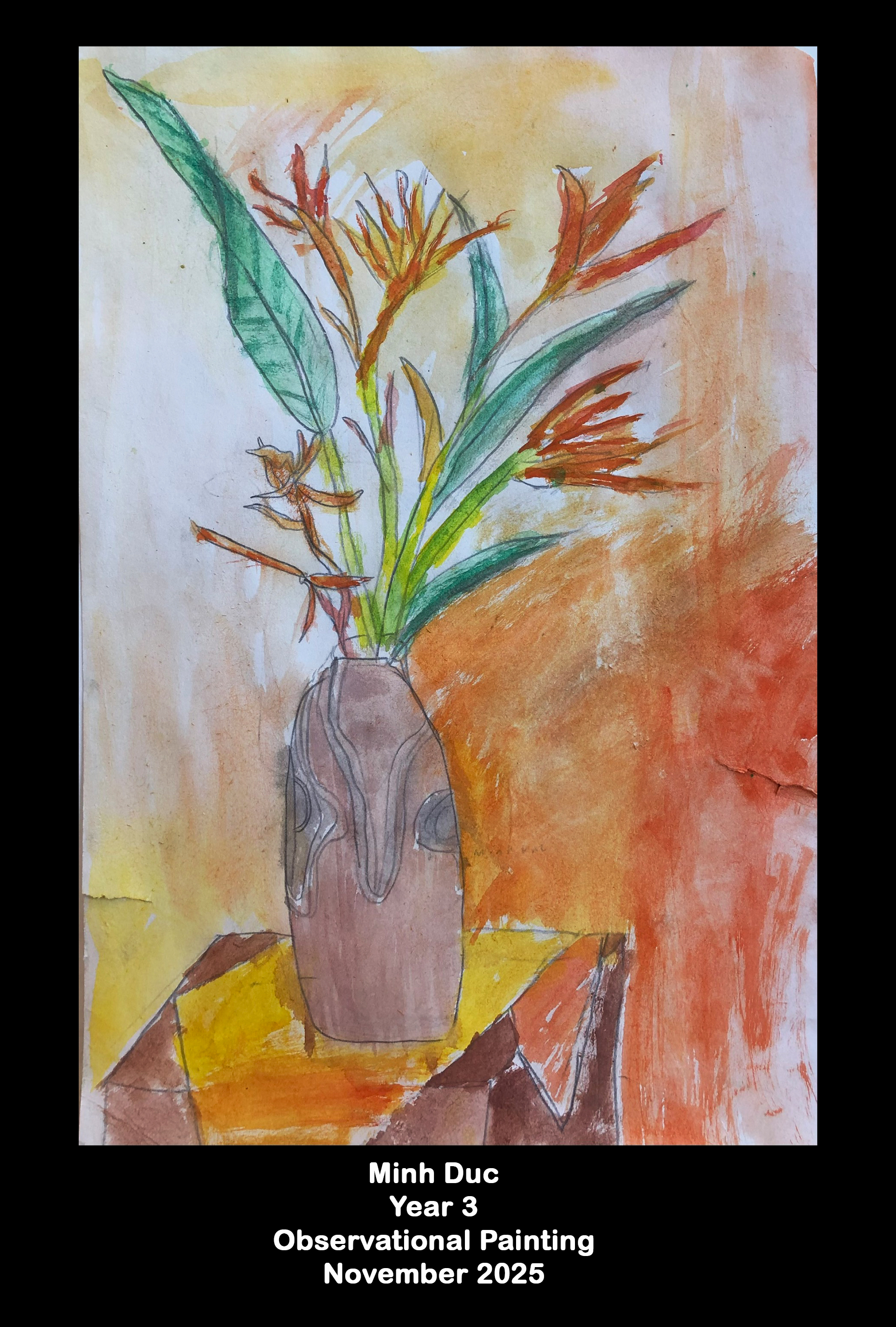 Year 3: Observational painting 8