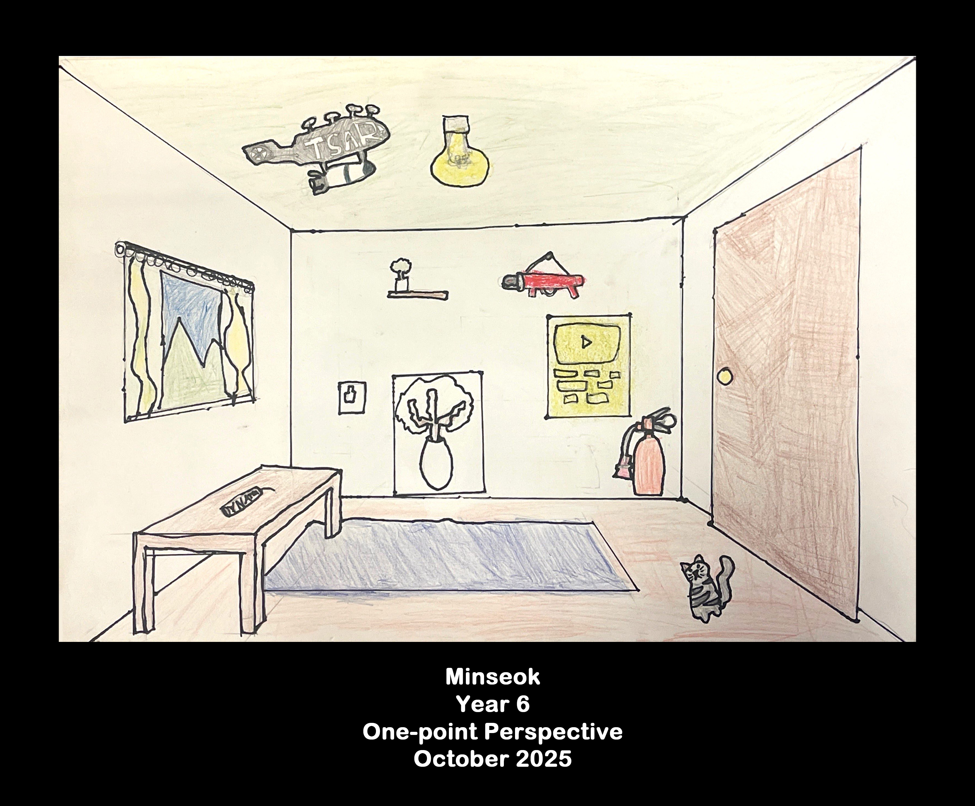 Year 6: One-point perspective 8