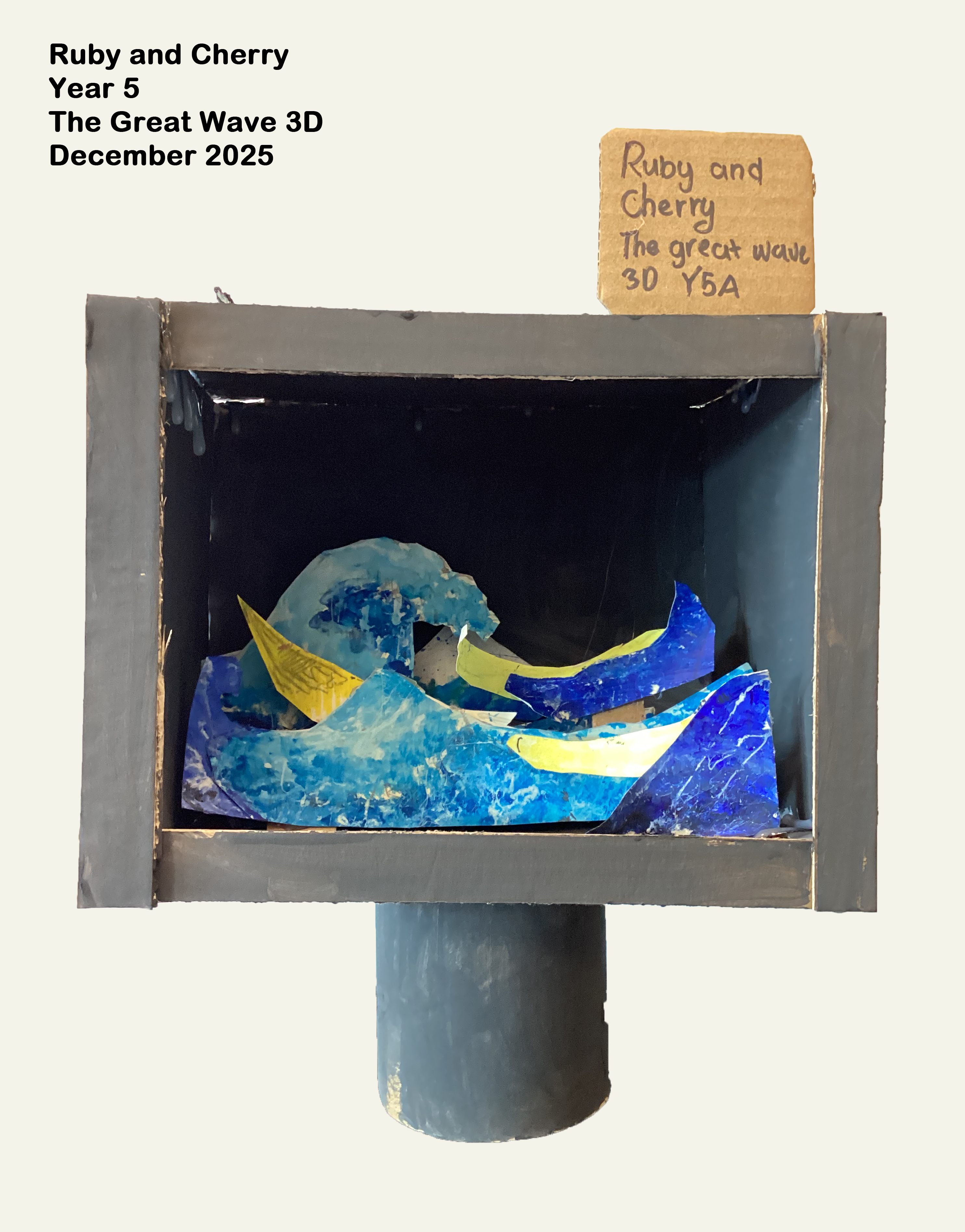 Year 5: The great wave 3D 10