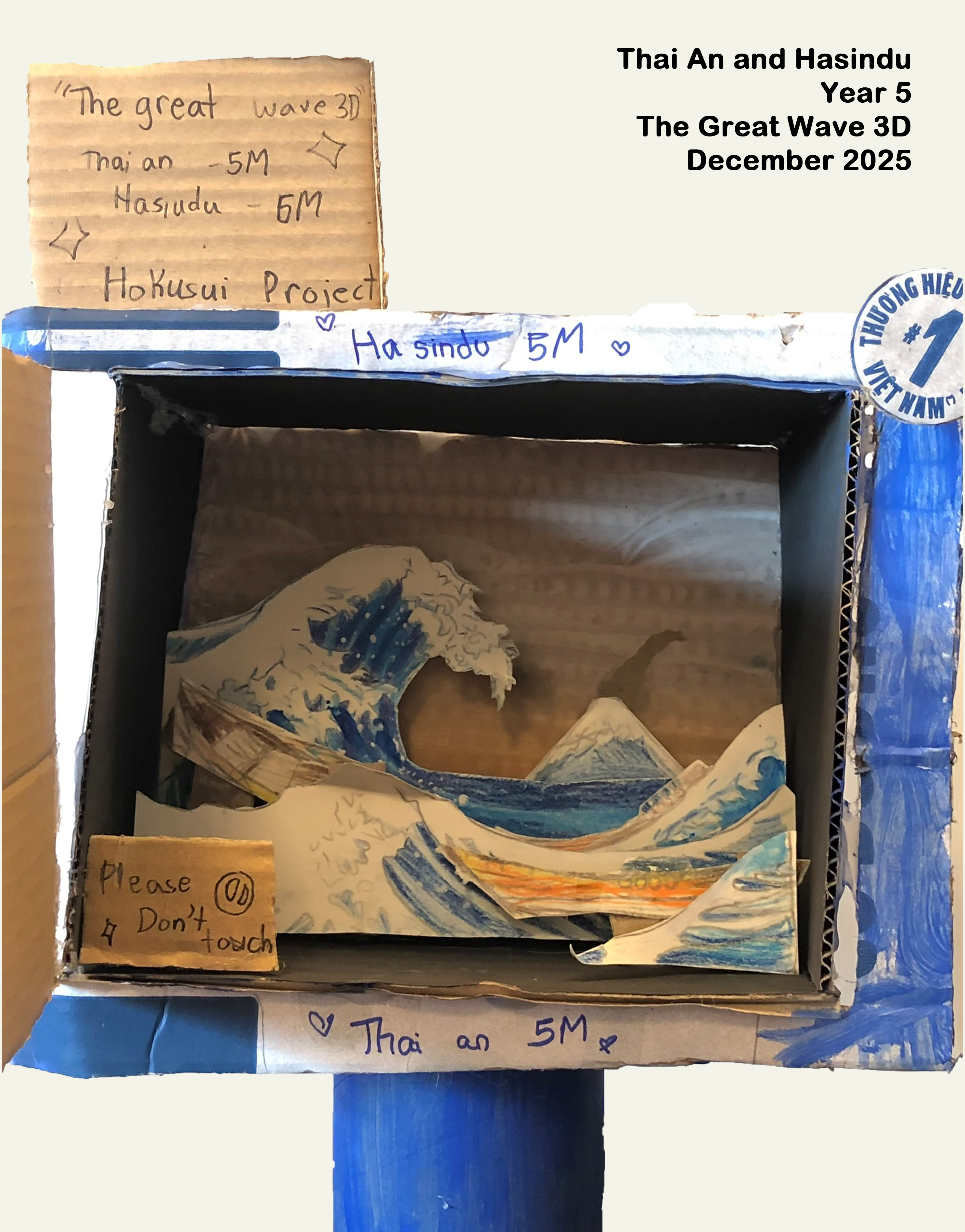 Year 5: The great wave 3D